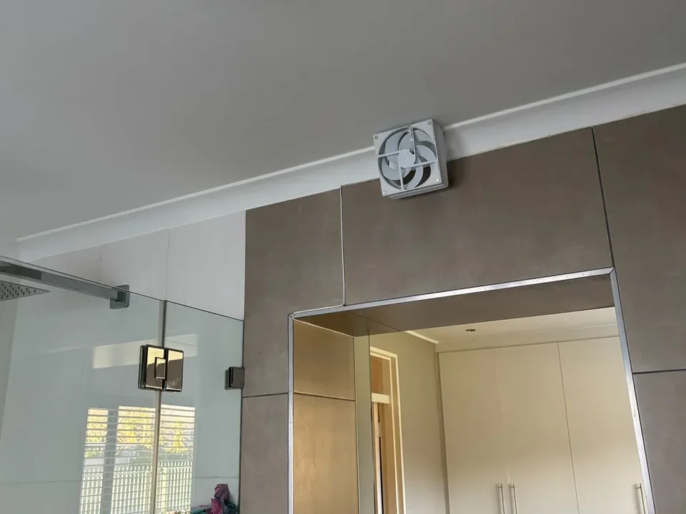 Smart Bathroom Fan Riser — 3D printed functional (photo 5 of 5)