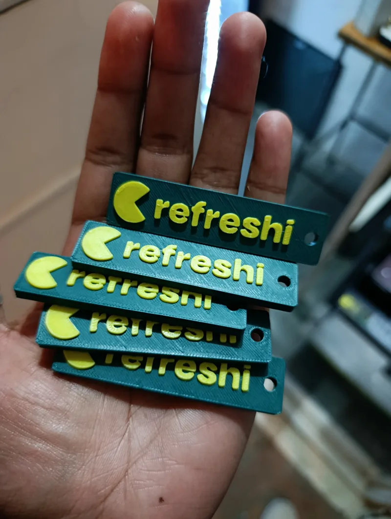 Refreshi Branded Keychains — 3D printed branded (photo 1 of 5)