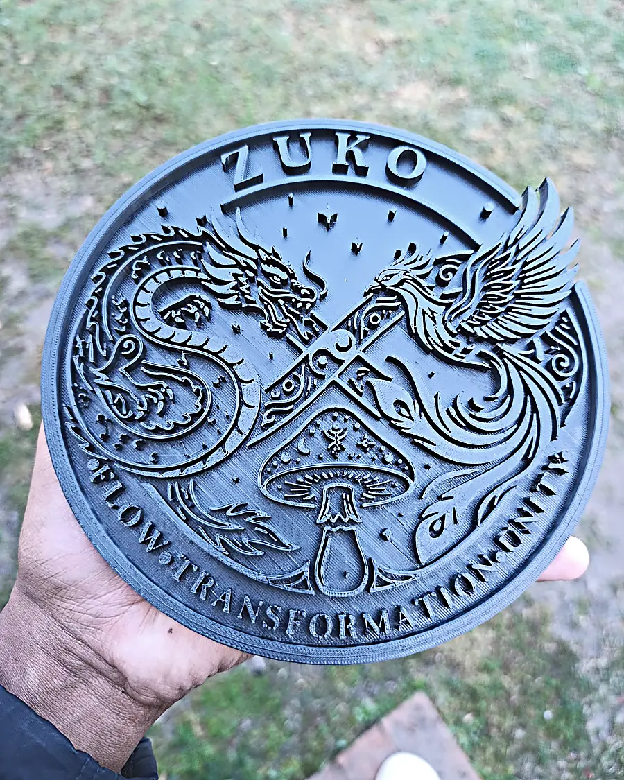 Zuko Coat of Arms — 3D printed branded (photo 1 of 4)