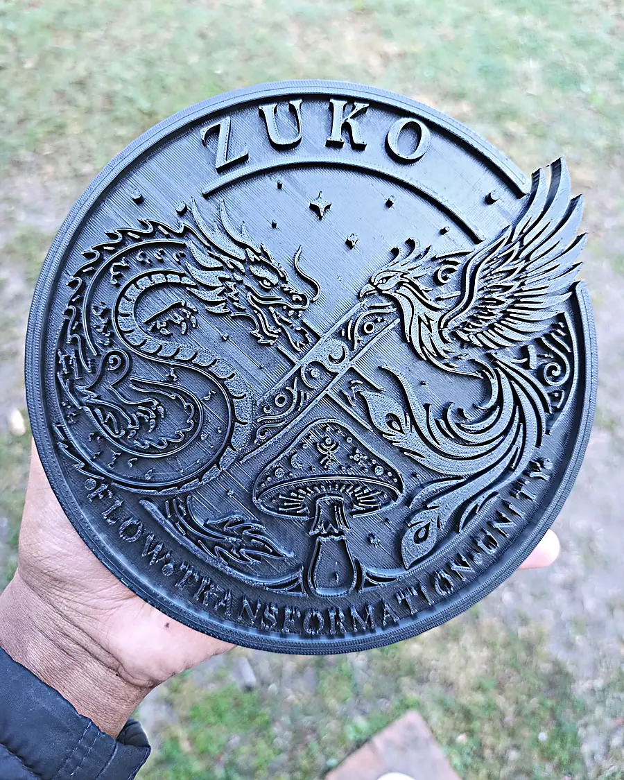Zuko Coat of Arms — 3D printed branded (photo 2 of 4)
