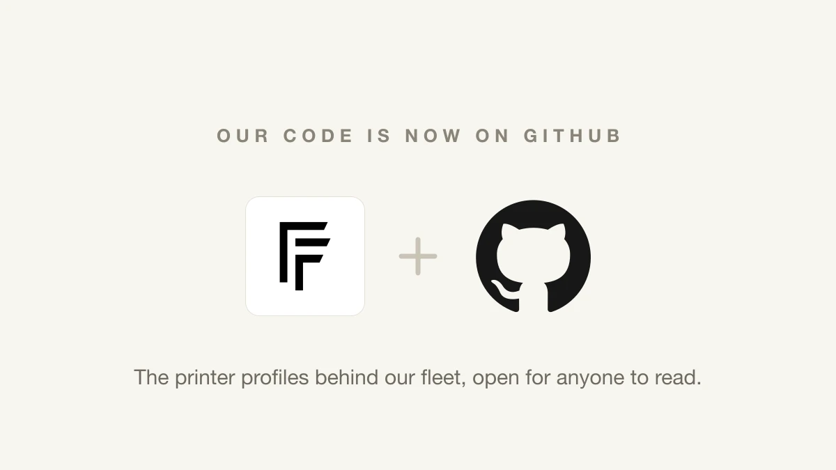 We're on GitHub Now — Starting With Our Printer Profiles
