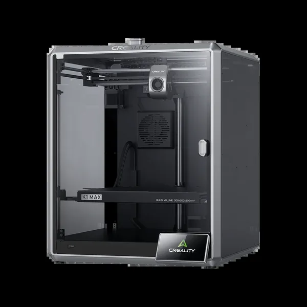 Creality K1 Max large-format enclosed CoreXY 3D printer in our Cape Town studio