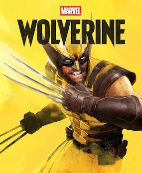 Marvel's Wolverine PS5 key art: Wolverine in his yellow and black suit with claws out, under the Marvel Wolverine logo